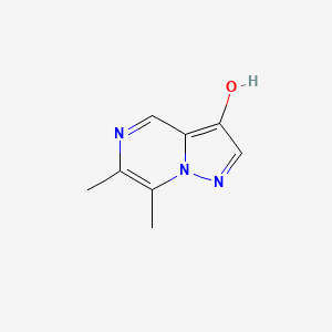 6,7-Dimethylpyrazolo[1,5-a]pyrazin-3-ol