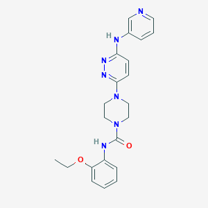 N-(2-ethoxyphenyl)-4-(6-(pyridin-3-ylamino)pyridazin-3-yl)piperazine-1-carboxamide
