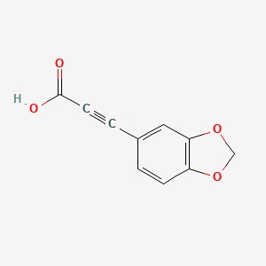 3-(2H-1,3-benzodioxol-5-yl)prop-2-ynoic acid