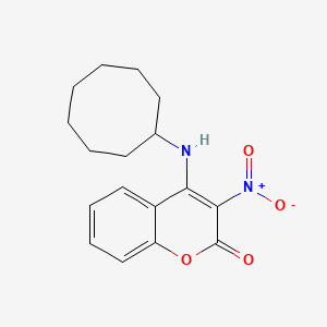 4-(cyclooctylamino)-3-nitro-2H-chromen-2-one