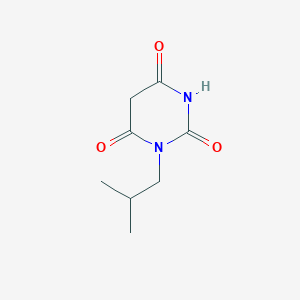 molecular formula C8H12N2O3 B2616806 1-(2-Methylpropyl)-1,3-diazinane-2,4,6-trione CAS No. 638138-07-5