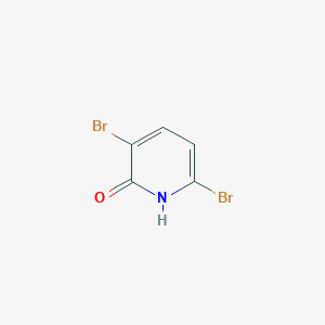 molecular formula C5H3Br2NO B2616833 3,6-Dibromo-2-hydroxypyridine CAS No. 1803717-25-0