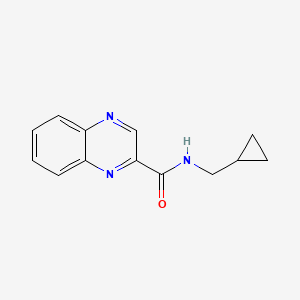 molecular formula C13H13N3O B2616834 N-(cyclopropylmethyl)quinoxaline-2-carboxamide CAS No. 1090506-52-7