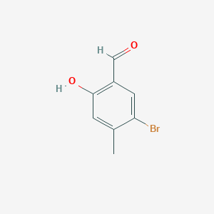 molecular formula C8H7BrO2 B2616850 5-Bromo-2-hydroxy-4-methylbenzaldehyde CAS No. 311318-63-5
