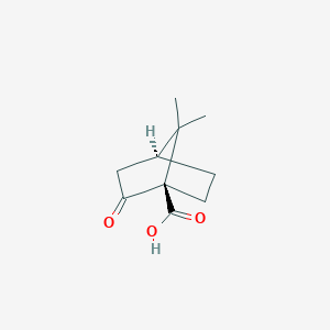 molecular formula C10H14O3 B2616854 (1R,4S)-7,7-Dimethyl-2-oxobicyclo[2.2.1]heptane-1-carboxylic acid CAS No. 64234-14-6