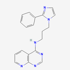 N-[3-(2-Phenylimidazol-1-yl)propyl]pyrido[2,3-d]pyrimidin-4-amine