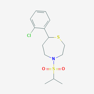 7-(2-Chlorophenyl)-4-(isopropylsulfonyl)-1,4-thiazepane