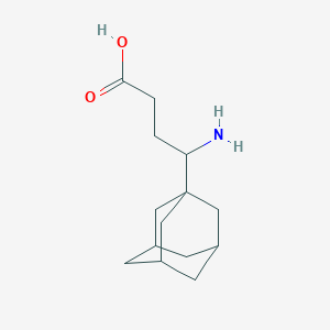 molecular formula C14H23NO2 B2616887 4-(1-Adamantyl)-4-aminobutanoic acid CAS No. 933721-54-1