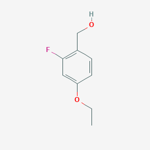 molecular formula C9H11FO2 B2616899 (4-Ethoxy-2-fluorophenyl)methanol CAS No. 1393470-20-6