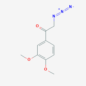 2-Azido-1-(3,4-dimethoxyphenyl)ethanone