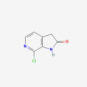 molecular formula C7H5ClN2O B2616926 7-chloro-1H-pyrrolo[2,3-c]pyridin-2(3H)-one CAS No. 178393-20-9