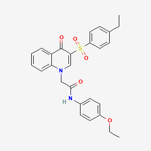 N-(4-ethoxyphenyl)-2-(3-((4-ethylphenyl)sulfonyl)-4-oxoquinolin-1(4H)-yl)acetamide