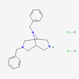 3,9-Dibenzyl-3,7,9-triazabicyclo[3.3.1]nonane dihydrochloride