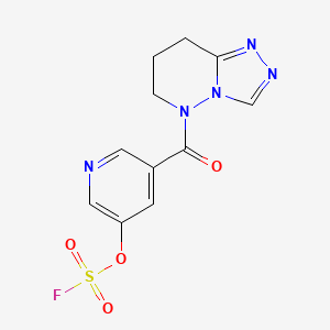 5-(5-Fluorosulfonyloxypyridine-3-carbonyl)-7,8-dihydro-6H-[1,2,4]triazolo[4,3-b]pyridazine