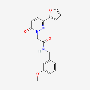 2-[3-(2-furyl)-6-oxopyridazin-1(6H)-yl]-N-(3-methoxybenzyl)acetamide