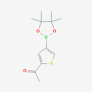 molecular formula C12H17BO3S B2617071 5-Acetylthiophene-3-boronic acid pinacol ester CAS No. 1219628-58-6