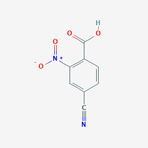 molecular formula C8H4N2O4 B2617119 4-Cyano-2-nitrobenzoic acid CAS No. 64629-99-8