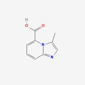 molecular formula C9H8N2O2 B2617131 3-甲基咪唑并[1,2-a]吡啶-5-羧酸 CAS No. 1315360-56-5