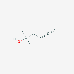 molecular formula C7H12O B2617166 2-Methylhexa-4,5-dien-2-ol CAS No. 61201-28-3
