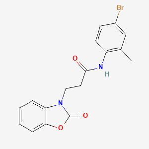 B2617191 N-(4-bromo-2-methylphenyl)-3-(2-oxo-1,3-benzoxazol-3-yl)propanamide CAS No. 851989-39-4