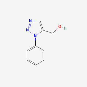 molecular formula C9H9N3O B2617205 (1-苯基-1H-1,2,3-三唑-5-基)甲醇 CAS No. 103755-51-7