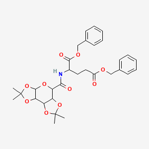 molecular formula C31H37NO10 B2617252 2-[(2,2,7,7-四甲基-四氢-双[1,3]二氧杂环[4,5-b;4',5'-d]吡喃-5-羰基 CAS No. 496854-82-1