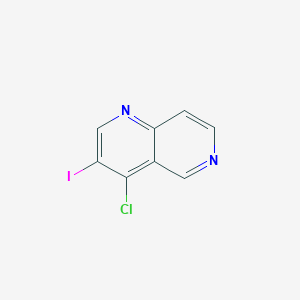 molecular formula C8H4ClIN2 B2617280 4-氯-3-碘-1,6-萘啶 CAS No. 2208092-49-1