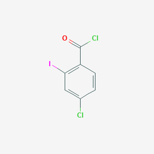 B2617292 4-Chloro-2-iodobenzoyl chloride CAS No. 476619-76-8