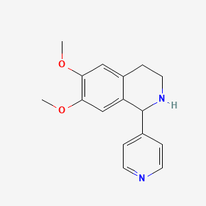 6,7-Dimethoxy-1-(pyridin-4-yl)-1,2,3,4-tetrahydroisoquinoline