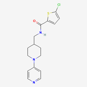 5-chloro-N-((1-(pyridin-4-yl)piperidin-4-yl)methyl)thiophene-2-carboxamide