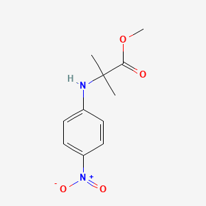 Methyl 2-methyl-2-(4-nitroanilino)propanoate