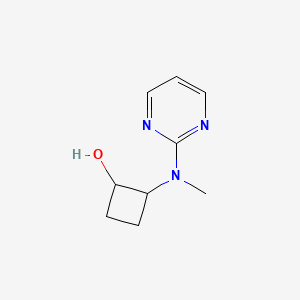 molecular formula C9H13N3O B2617420 2-[甲基(嘧啶-2-基)氨基]环丁-1-醇 CAS No. 2200687-92-7