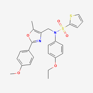N-(3-methoxybenzyl)-4-{[2-(3-methylphenyl)pyrimidin-4-yl]oxy}benzamide