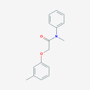 molecular formula C16H17NO2 B261752 N-methyl-2-(3-methylphenoxy)-N-phenylacetamide 