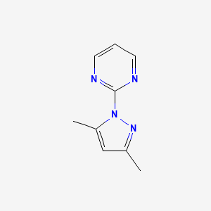 Pyrimidine, 2-(3,5-dimethyl-1H-pyrazol-1-yl)-