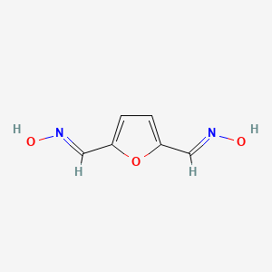 molecular formula C6H6N2O3 B2617575 (E,E)-furan-2,5-diylbis(N-hydroxymethanimine) CAS No. 116692-08-1