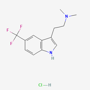 N,N-Dimethyl-2-[5-(trifluoromethyl)-1H-indol-3-yl]ethanamine;hydrochloride