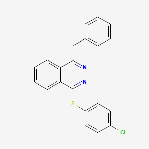 1-Benzyl-4-[(4-chlorophenyl)sulfanyl]phthalazine