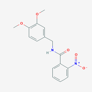N-[(3,4-dimethoxyphenyl)methyl]-2-nitrobenzamide