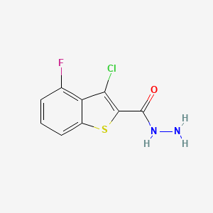 3-Chloro-4-fluoro-1-benzothiophene-2-carbohydrazide
