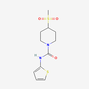 4-(methylsulfonyl)-N-(thiophen-2-yl)piperidine-1-carboxamide