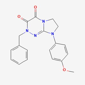 2-benzyl-8-(4-methoxyphenyl)-7,8-dihydroimidazo[2,1-c][1,2,4]triazine-3,4(2H,6H)-dione