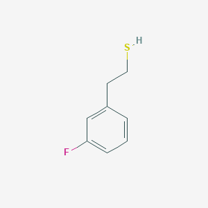 molecular formula C8H9FS B2617658 2-(3-Fluorophenyl)ethanethiol CAS No. 1099665-55-0