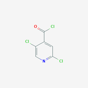 molecular formula C6H2Cl3NO B2617666 2,5-二氯异烟酰氯 CAS No. 1017590-28-1