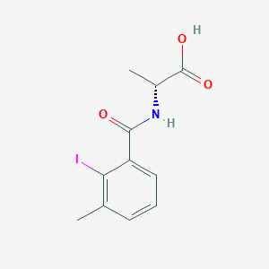 (2R)-2-[(2-iodo-3-methylphenyl)formamido]propanoic acid