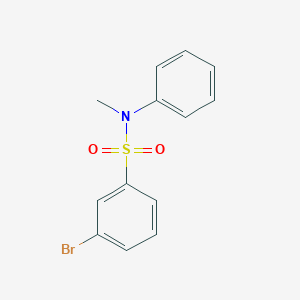 molecular formula C13H12BrNO2S B261767 3-bromo-N-methyl-N-phenylbenzenesulfonamide 