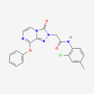 N-(2-chloro-4-methylphenyl)-2-(3-oxo-8-phenoxy-[1,2,4]triazolo[4,3-a]pyrazin-2(3H)-yl)acetamide