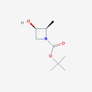tert-Butyl (2R,3R)-3-hydroxy-2-methylazetidine-1-carboxylate