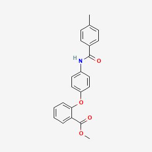 Methyl 2-{4-[(4-methylbenzoyl)amino]phenoxy}benzenecarboxylate