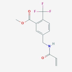 Methyl 5-[(prop-2-enoylamino)methyl]-2-(trifluoromethyl)benzoate